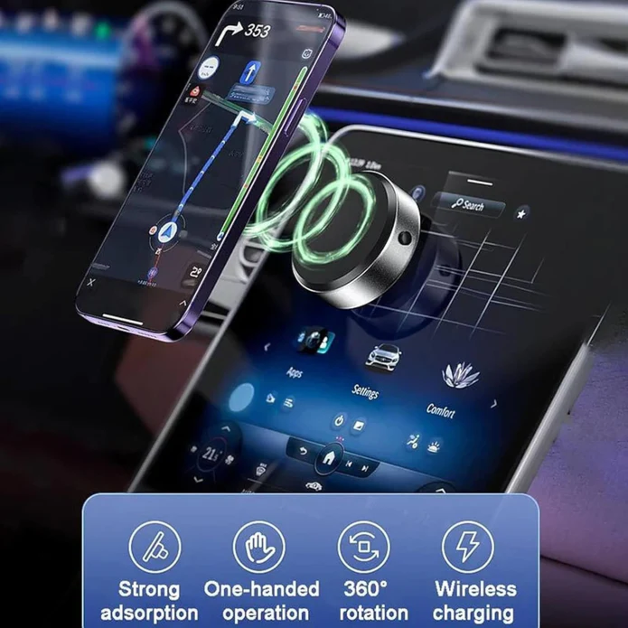 Vacuum Suction Magnetic Car Mobile Phone Holder