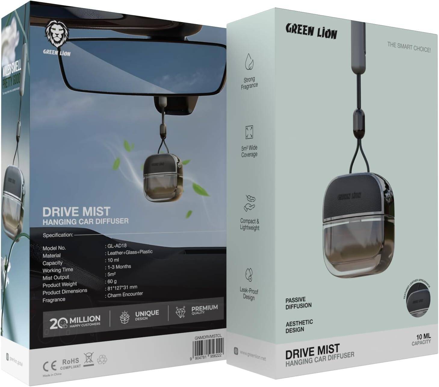 Green Lion Drive Mist Hanging Car Diffuser (GL-AD18)