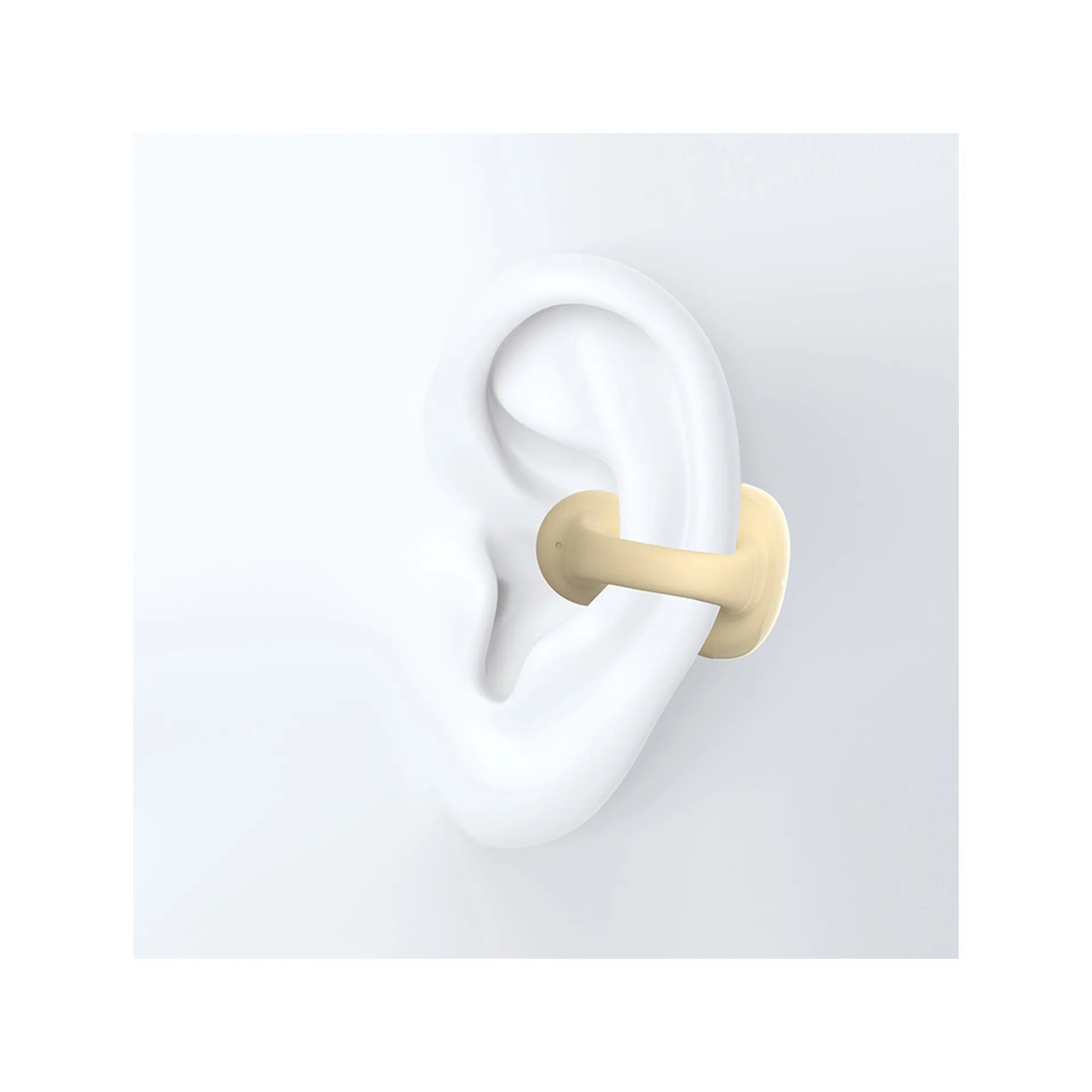 Swiss Military Delta 6 Over-Ear True Wireless Earbuds, Beige