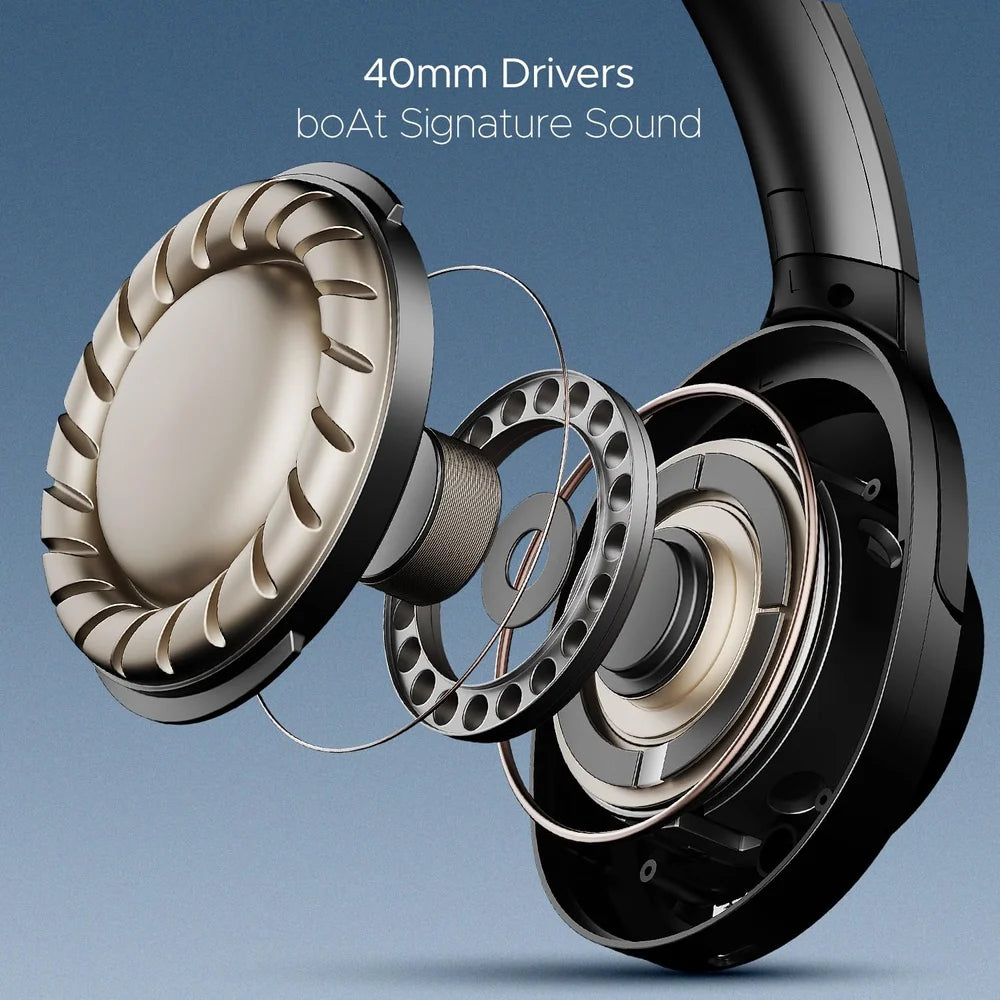 Boat Nirvanaa 751 ANC Headphone -Black