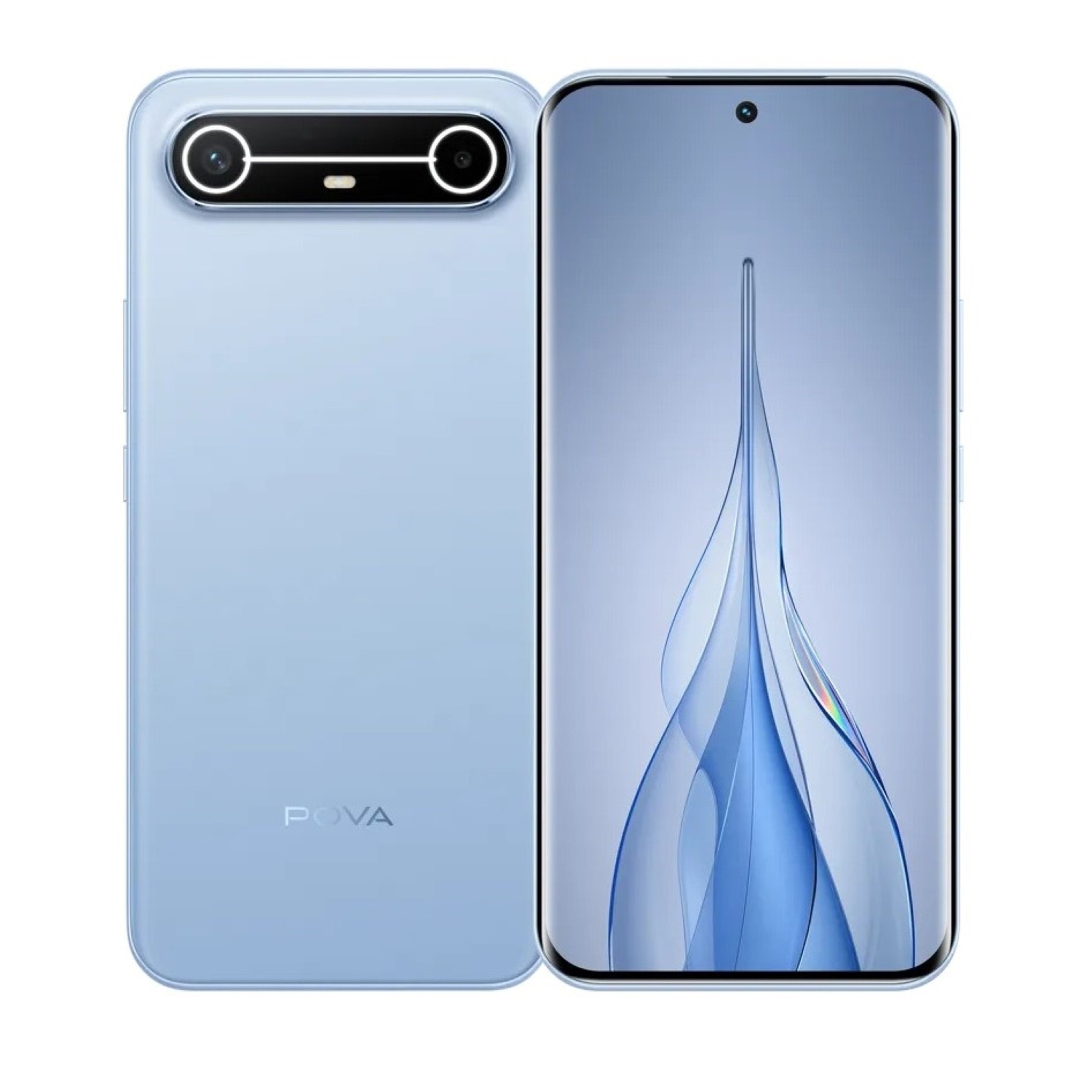 Tecno Pova Slim 5G Smartphone, 8 GB RAM, 256 GB Storage, Sky Blue