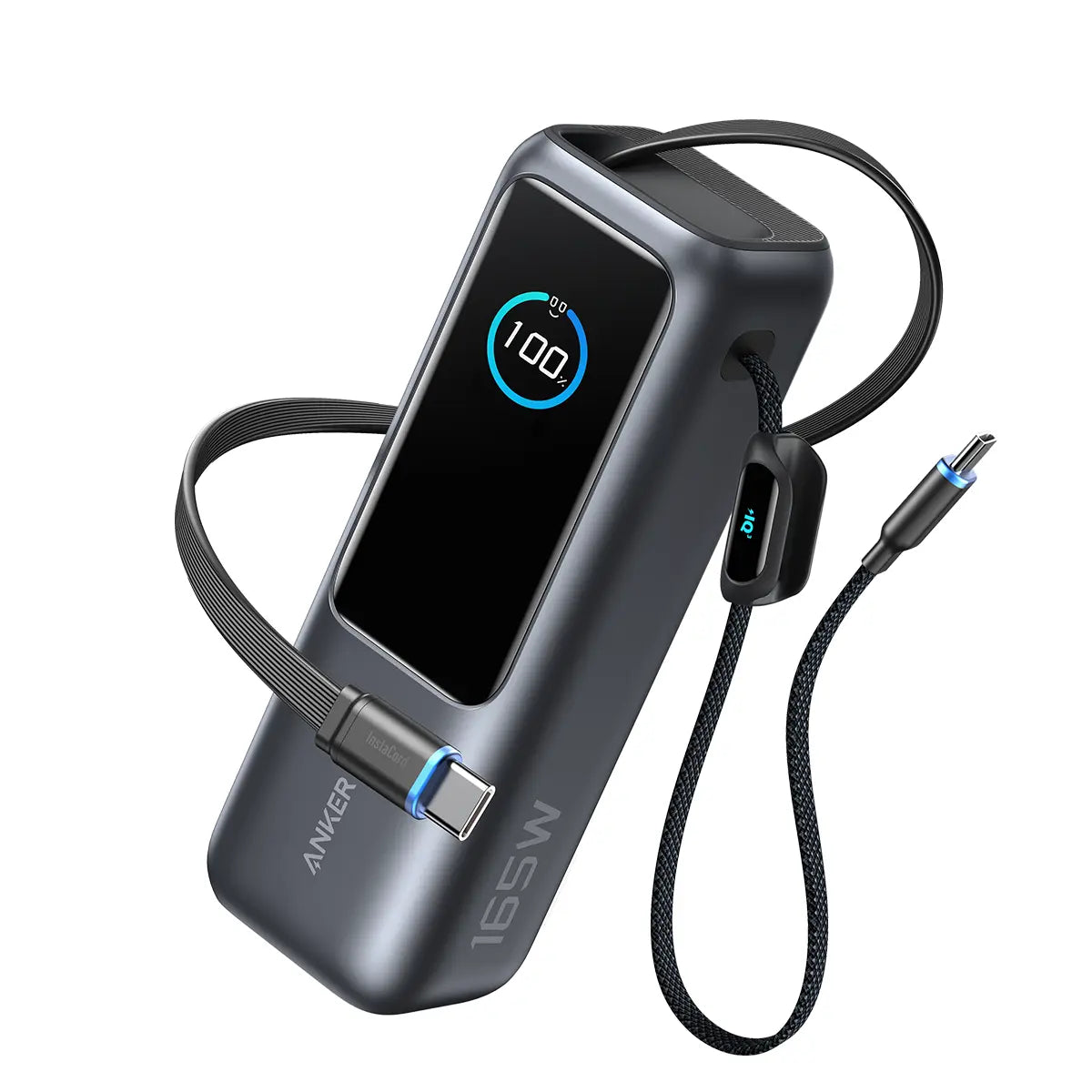 Anker Zolo Power Bank (25k, 165w, Built-in And Retractable Cables) A1695h11