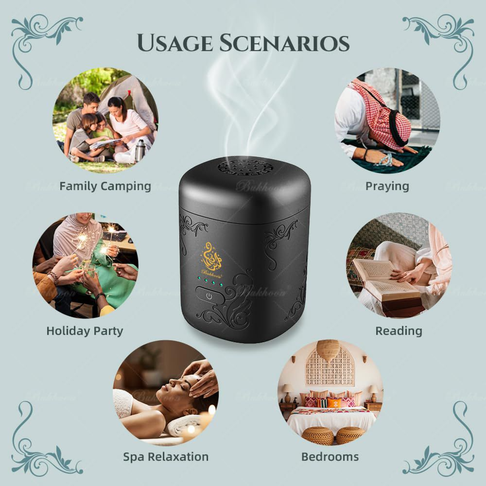 Mini Portable Incense Burner Bakhoor B38