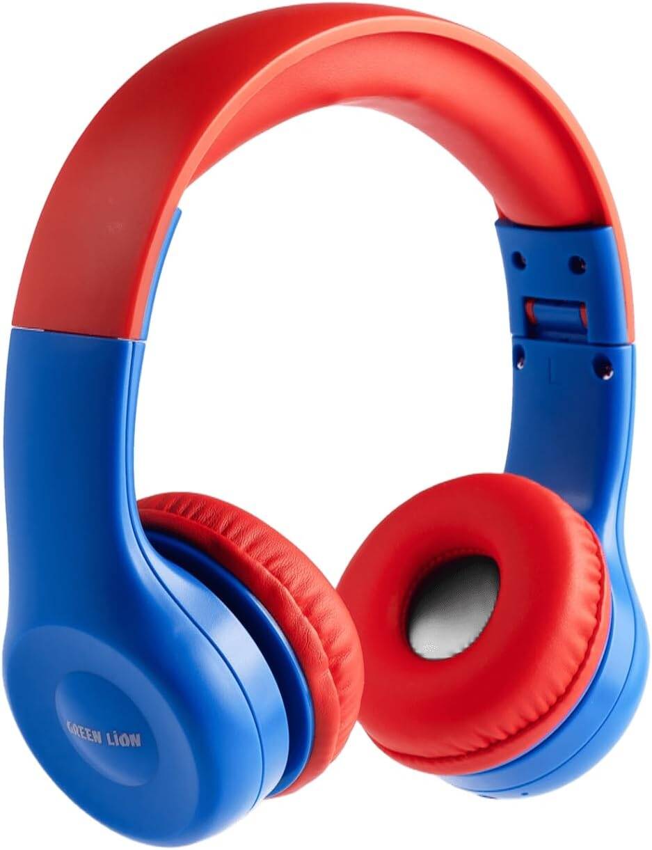 Green Lion Gk-100 Kid Headphones - Blue/red