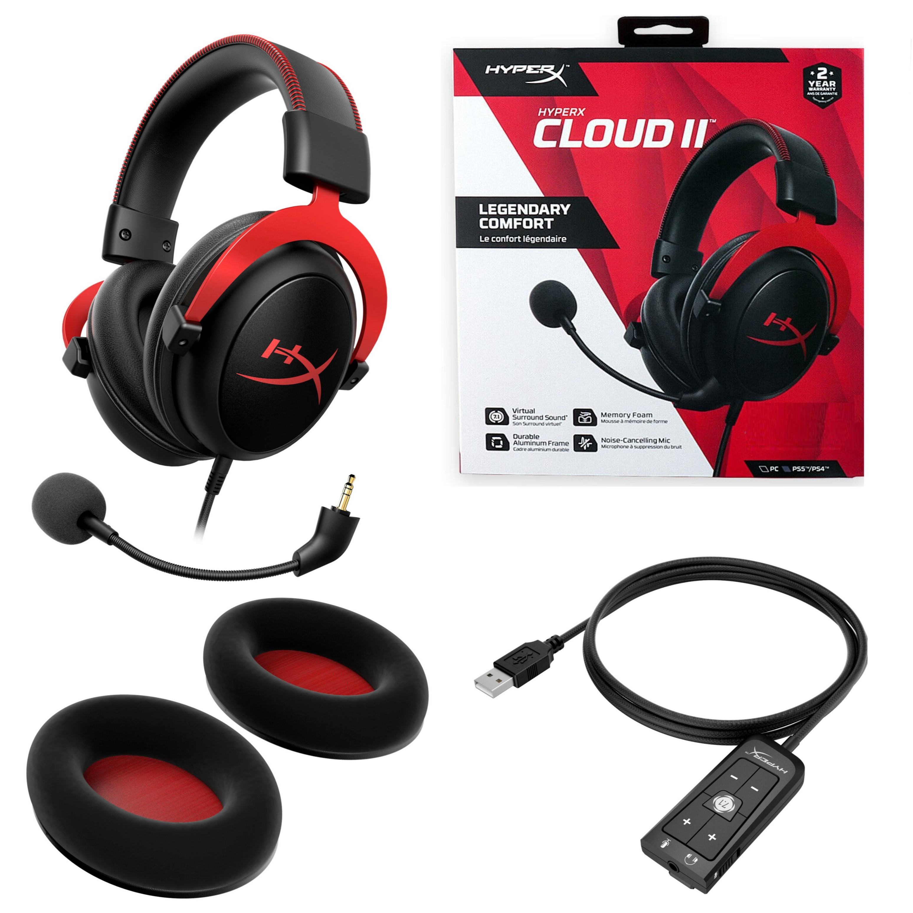 HyperX Cloud II Wired Gaming Headset