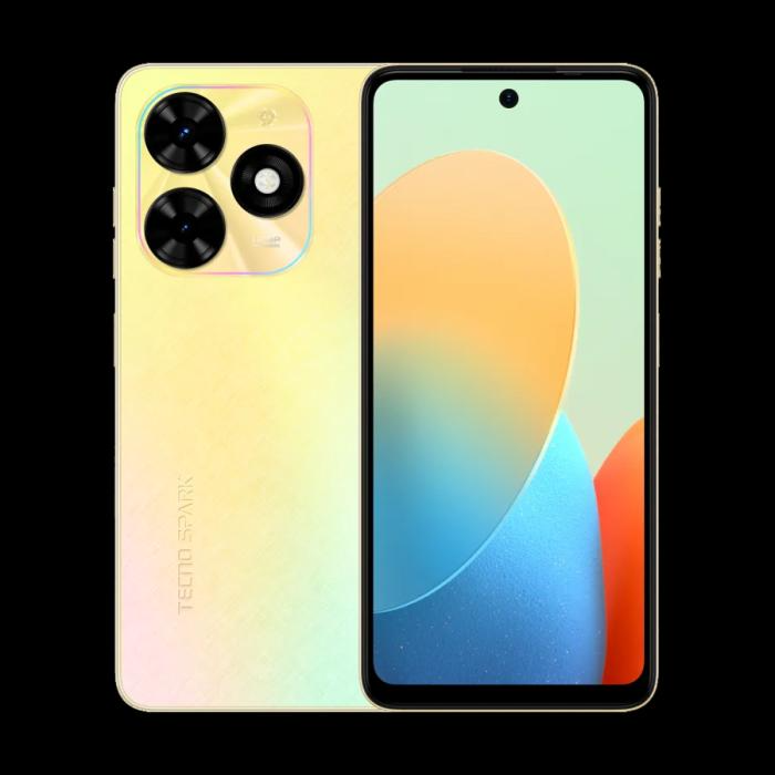 Tecno Spark Go 2024 64GB 6 RAM 4G Alpenglow Gold