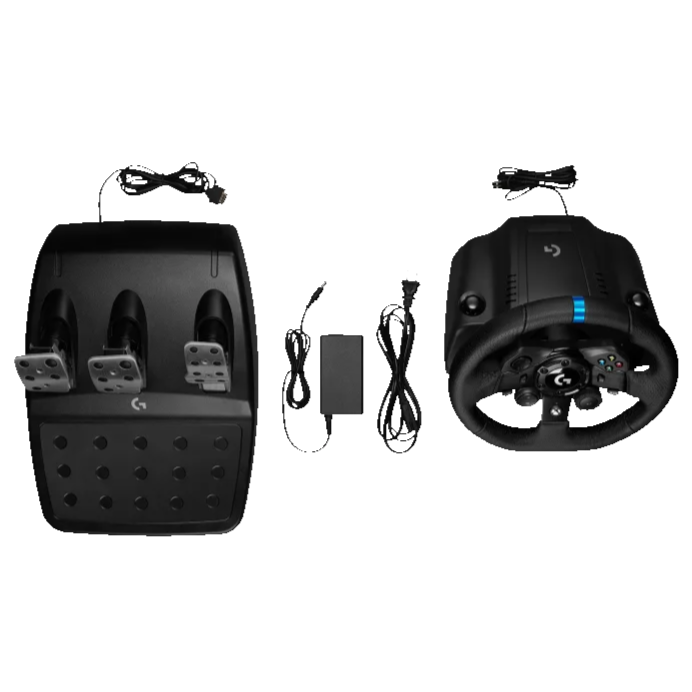 logitech g923 driving force racing wheel and gear