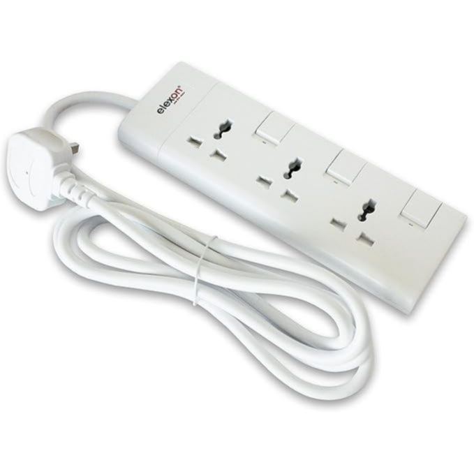 Elexon Extension Socket 3 Way 4 Mtr (901s)
