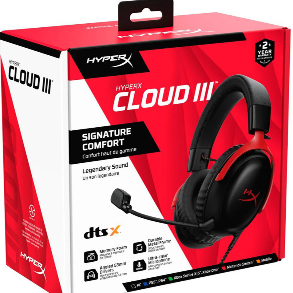 HyperX Cloud III Wired Gaming Headset