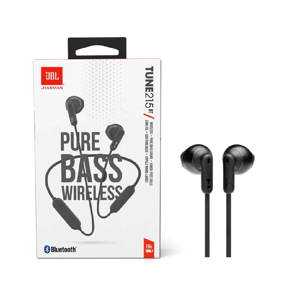 JBL Tune Wireless Earphone (215BT) - Black