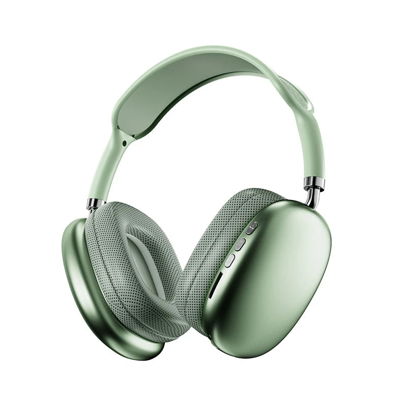 P9 Wireless Bluetooth Headphones with Mic -Green
