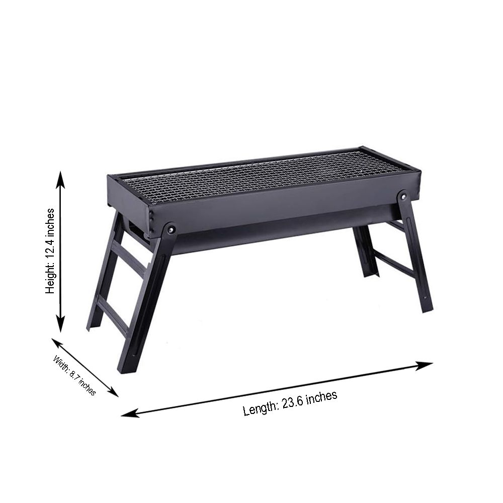 BBQ Grill Portable Barbecue Grill Charcoal Grill Stainless Steel Folding Grill Portable Grill Barbecue Drawer for The Family BBQ Party - Q/JLZ02