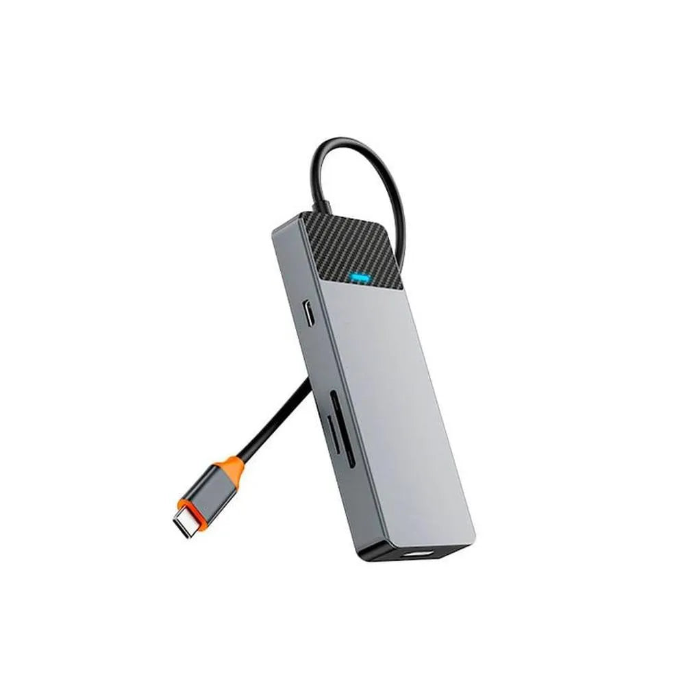 wiwu Linker 7 in 1 USB-C Hub A721HD -GRAY