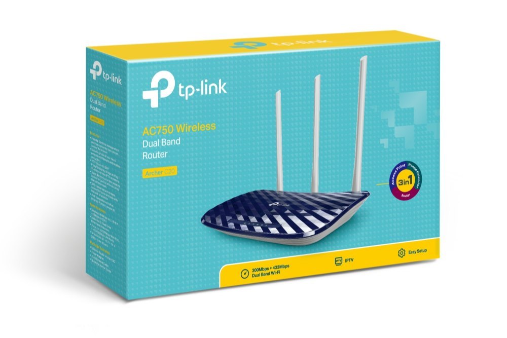 TP-LINK Wireless Dual Band Router AC750 Archer C20