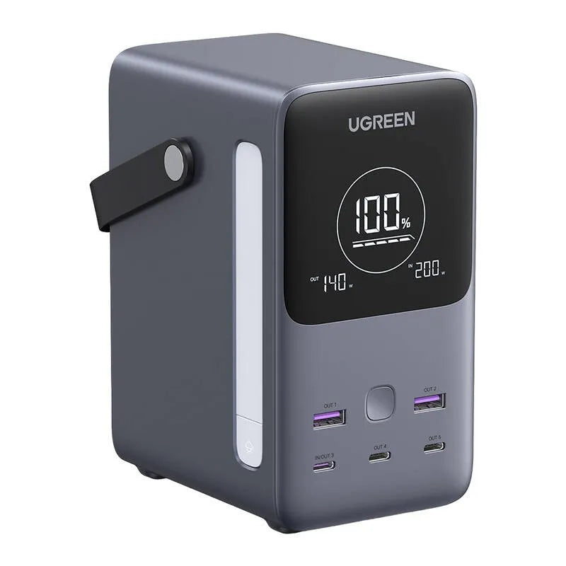 UGREEN Power Bank 48000mAh Fast Charging Power Bank 300W 2 USB A and 3 USB C Ports Smart Digital Display